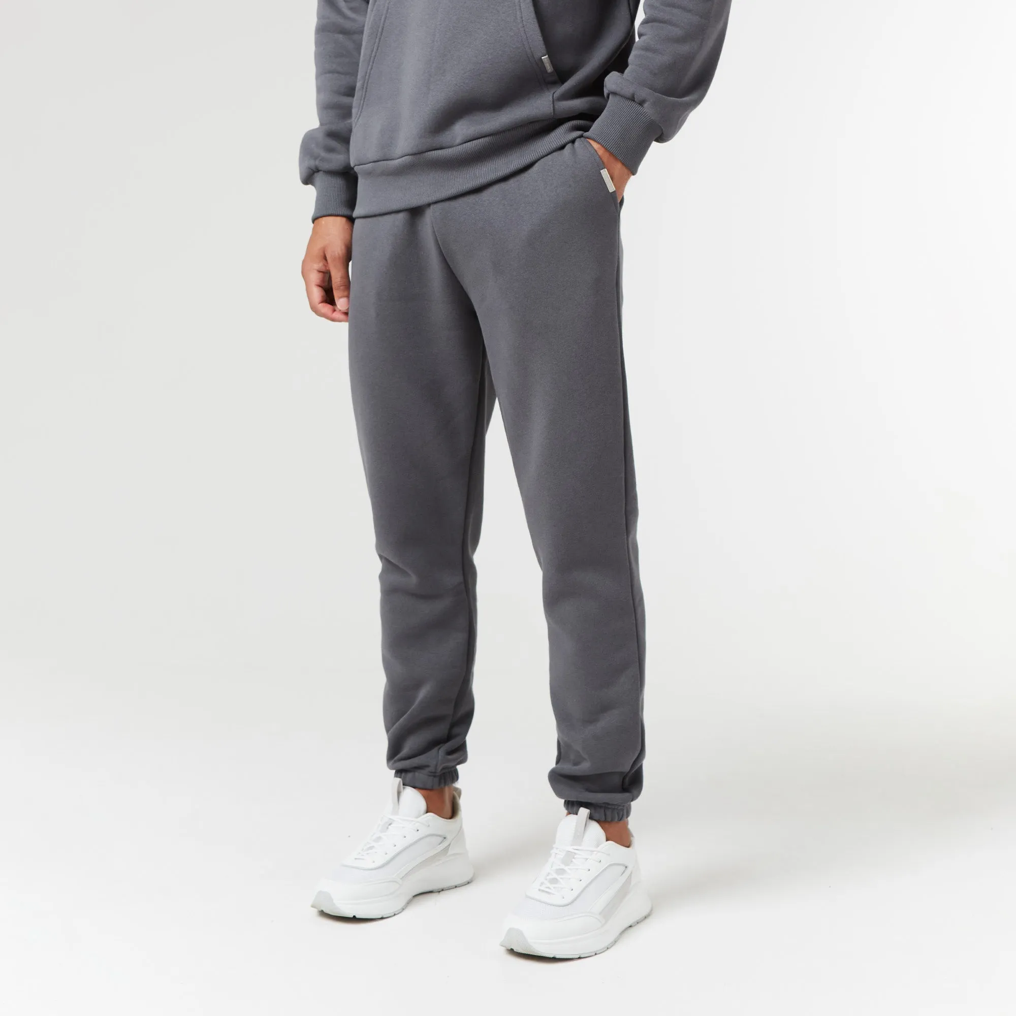 2-Pack Relaxed Fit Cuffed Joggers | Black / Graphite