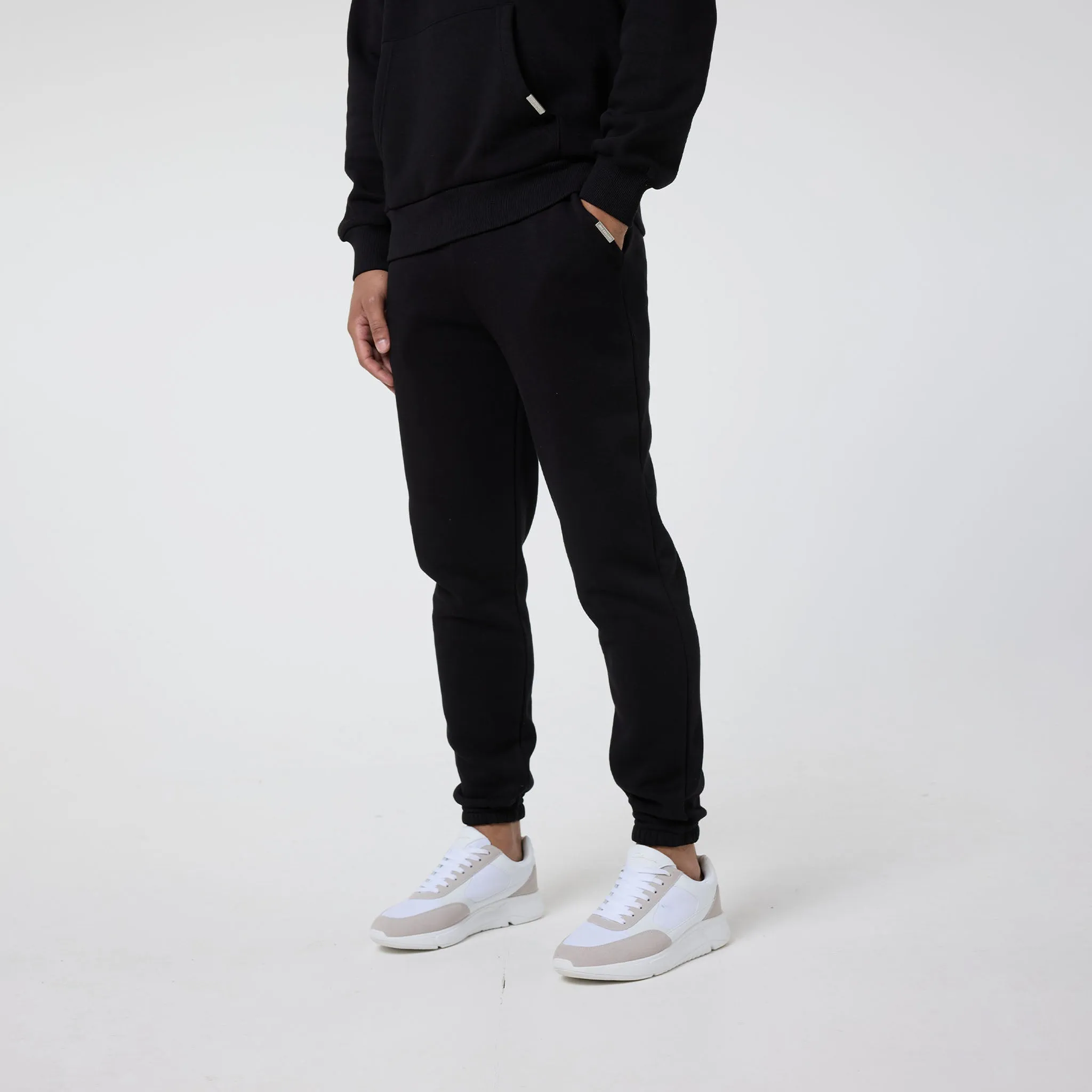 2-Pack Relaxed Fit Cuffed Joggers | Black / Graphite