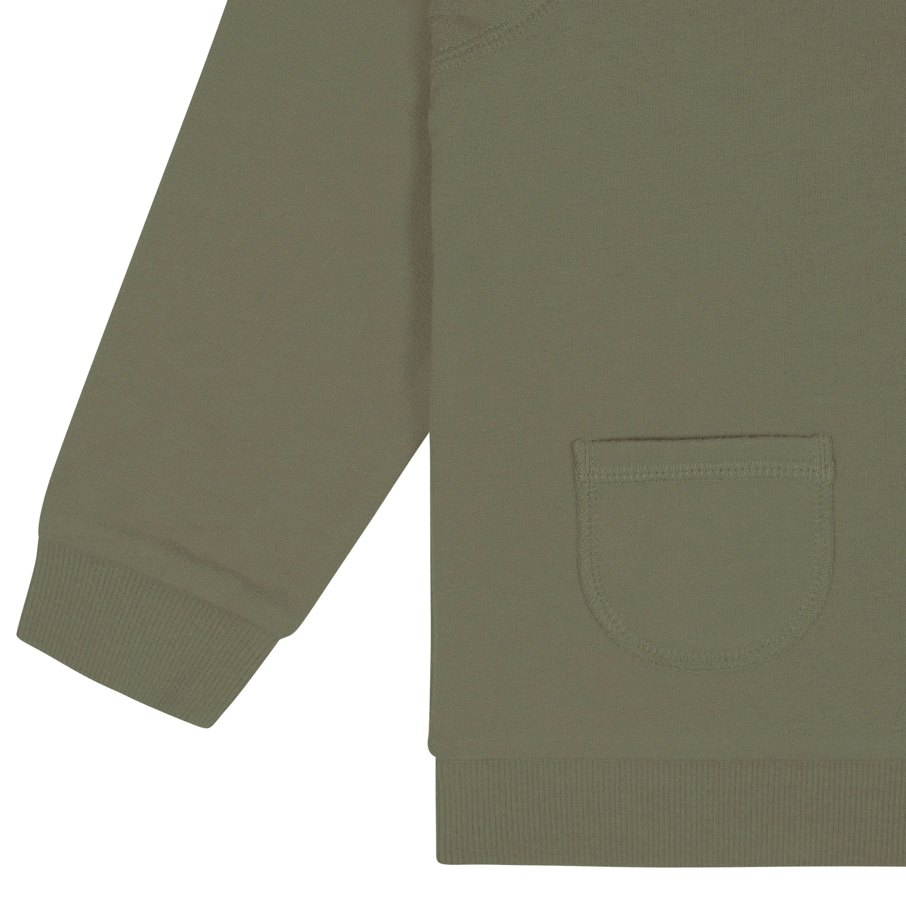 2-Piece Infant & Toddler Boys Sage Green French Terry Pullover & Jogger Set