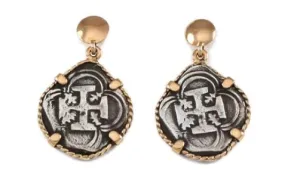 3/4" REPLICA ATOCHA EARRINGS IN TWISTED FRAME - ITEM #30768