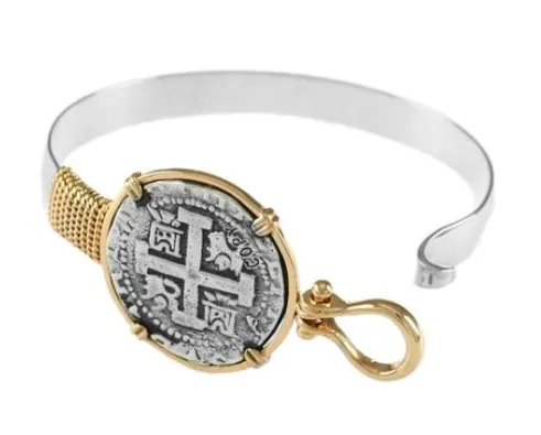 46085 - 8 REALES REPLICA ATOCHA HOOK BRACELET