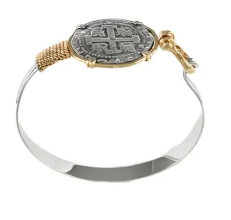 46085 - 8 REALES REPLICA ATOCHA HOOK BRACELET