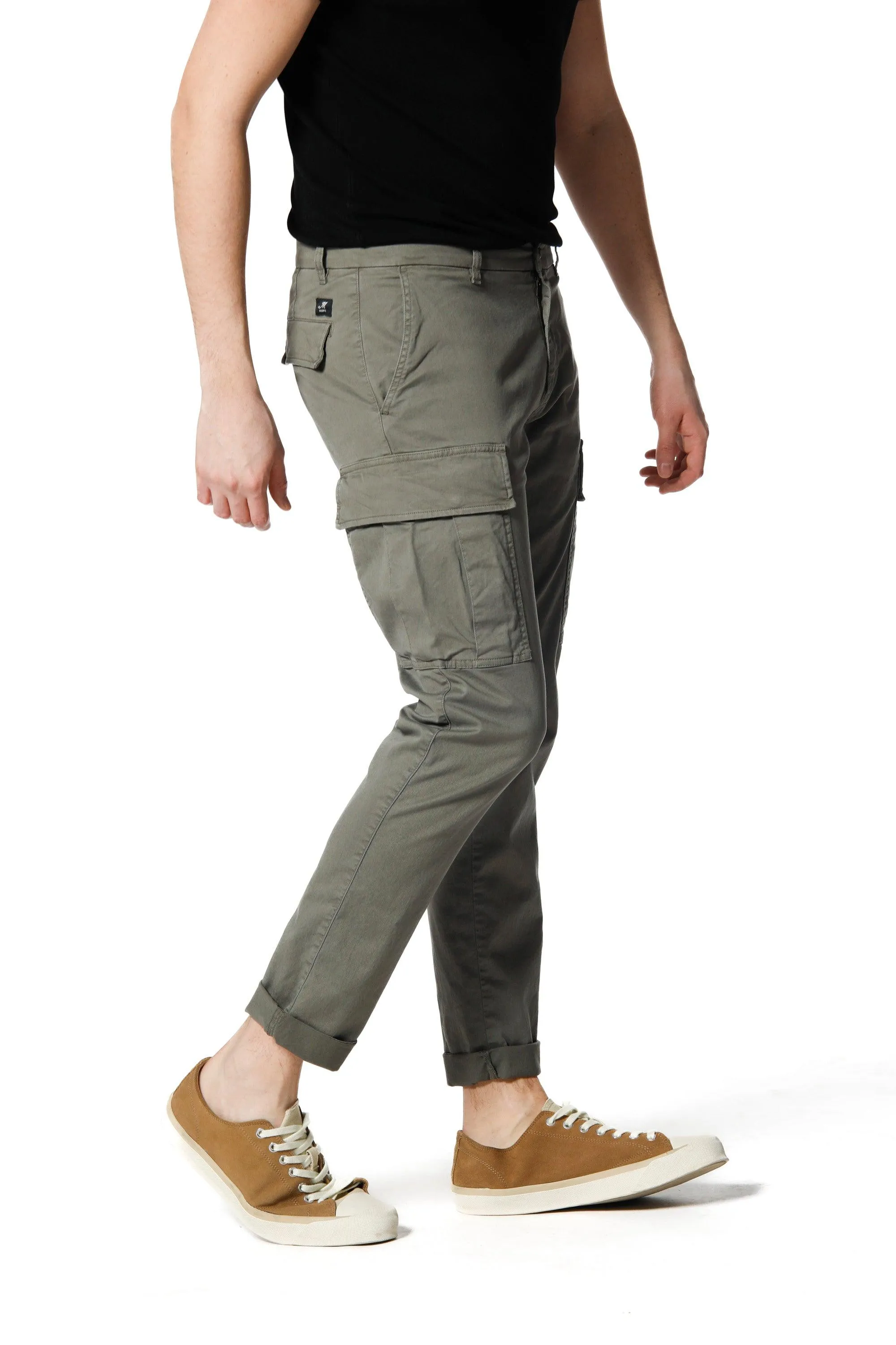 Airfield pantalone cargo uomo in twill di cotone regular fit