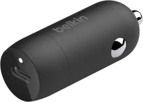 Belkin Boost Charge 30W USB C PD Car Charger Black - CCA004btBK