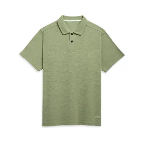 Bennett Slub Waffle Polo Tea