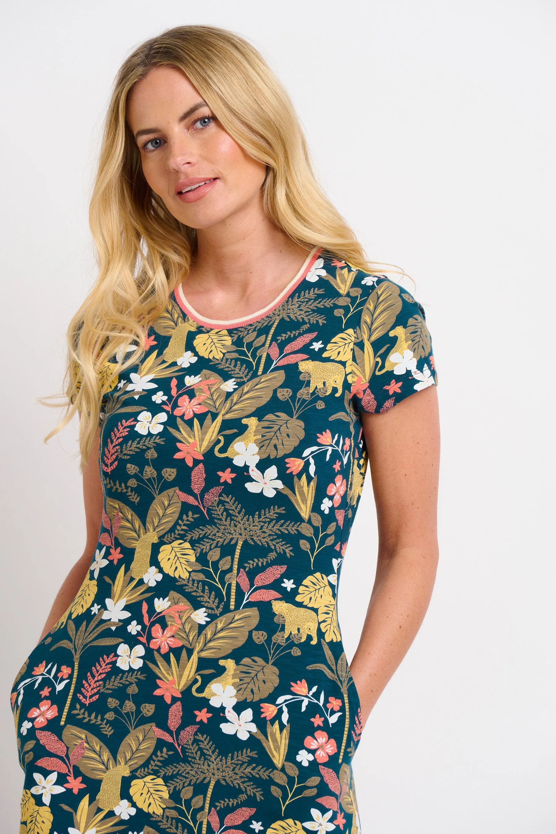 Botanical Jungle Midi Dress