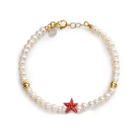 Bracciale donna in argento Isola Bella Perla Stella Marina 20001420