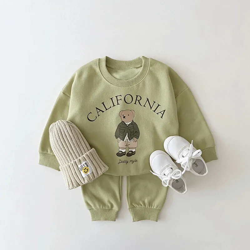 California Bear Sweatshirt and Jogger Pants Set