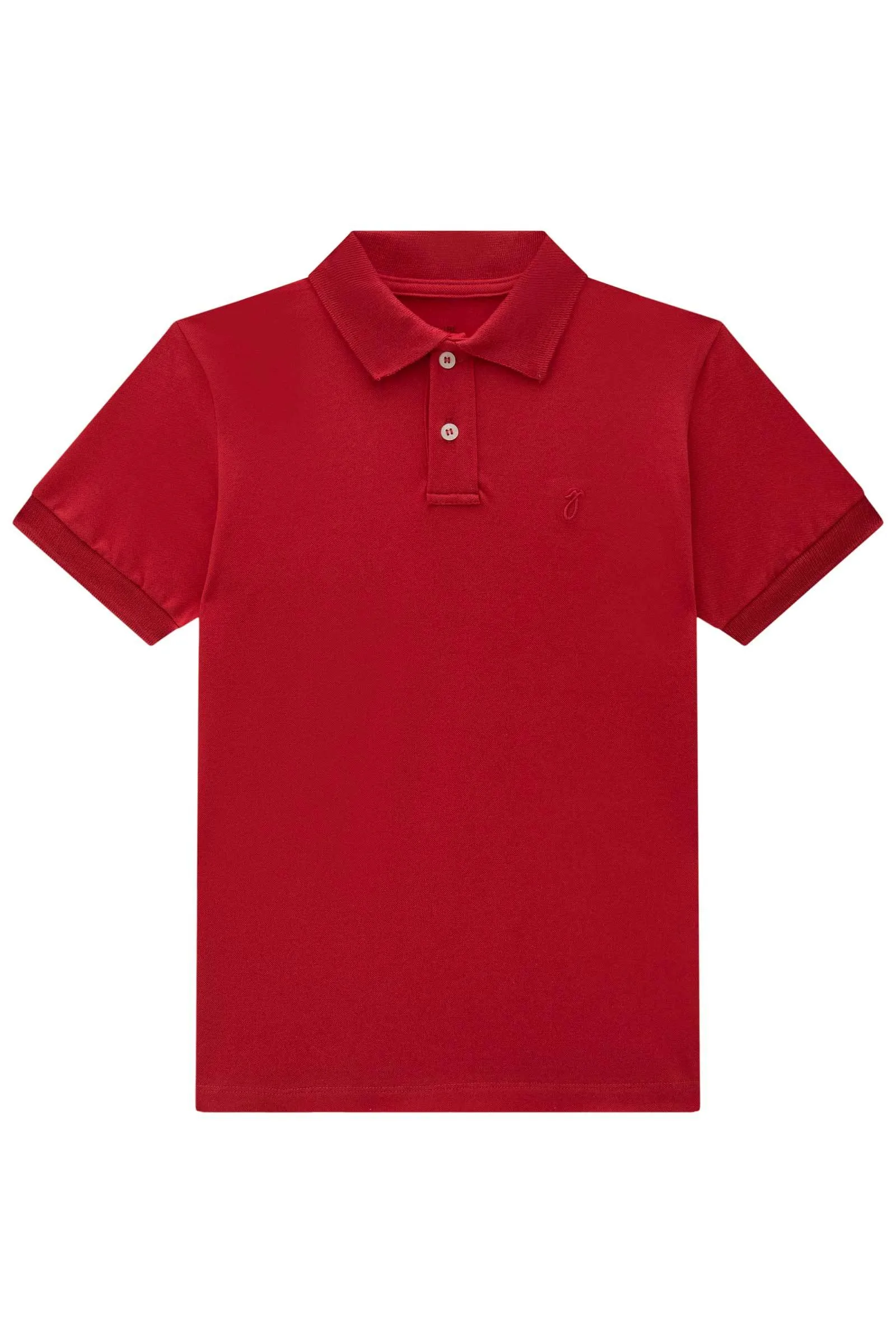 Camisa Polo em Piquet com Elastano  77301 Johnny Fox