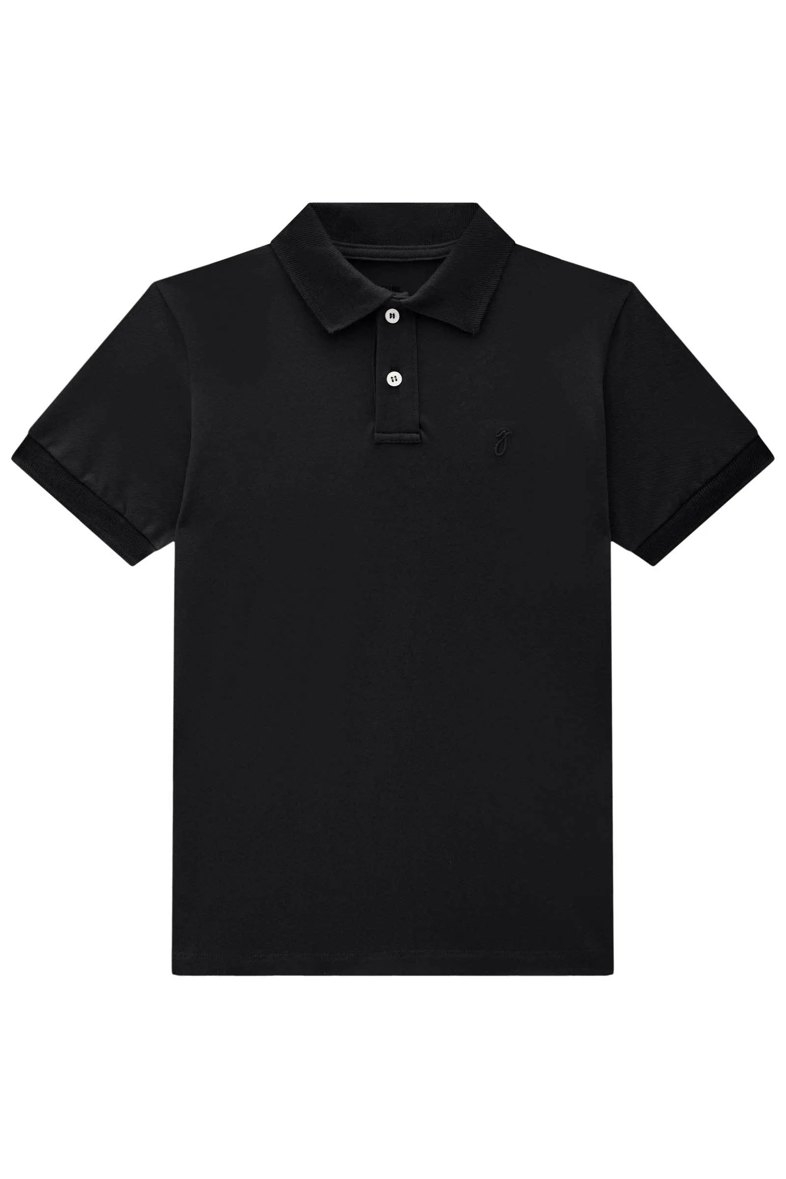 Camisa Polo em Piquet com Elastano  77301 Johnny Fox