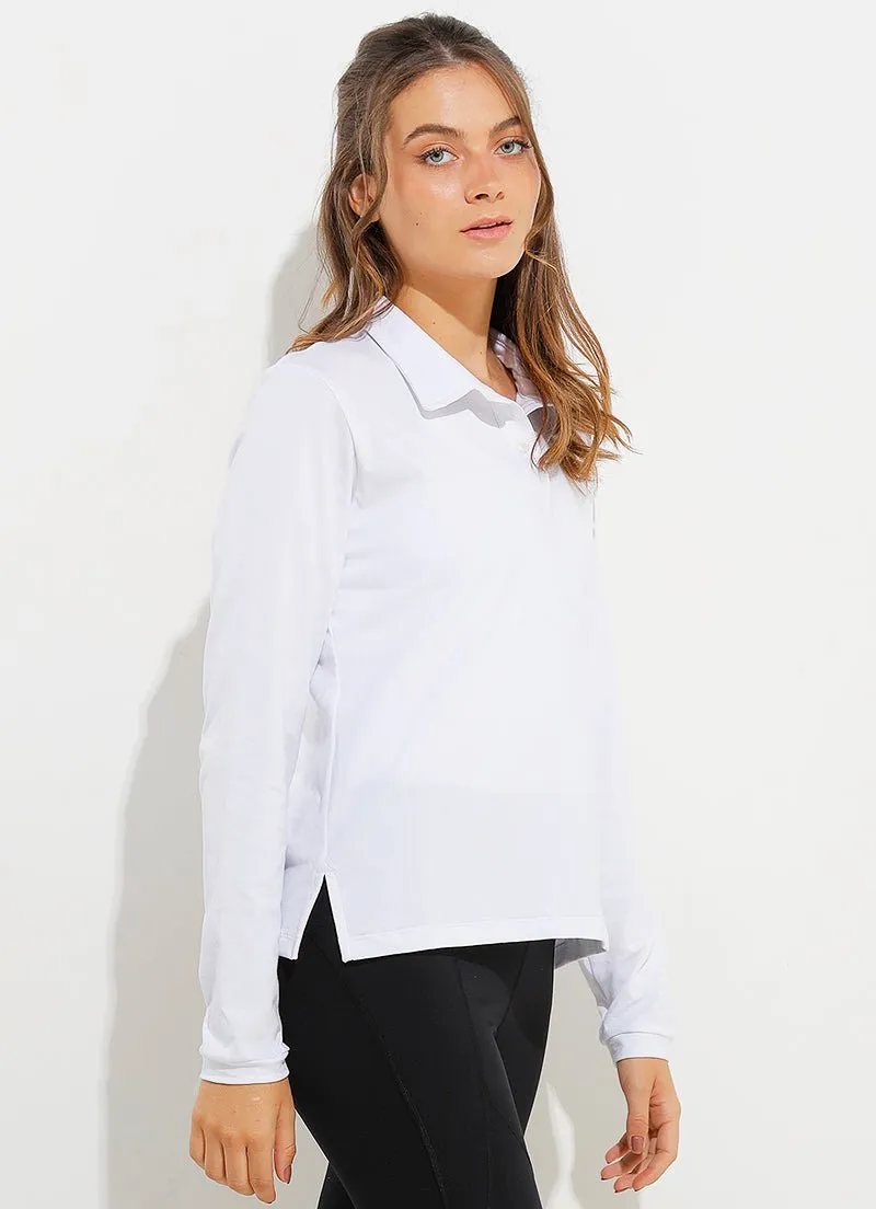 Court LS Polo (White)