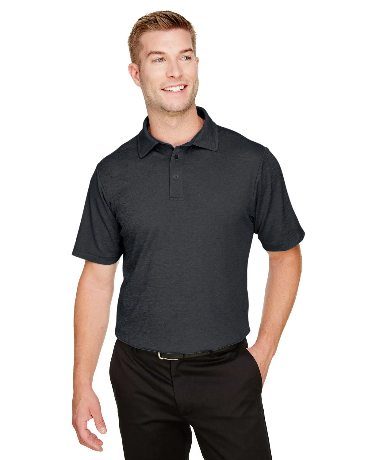 Crownlux Performance Mens Address Melange Polo