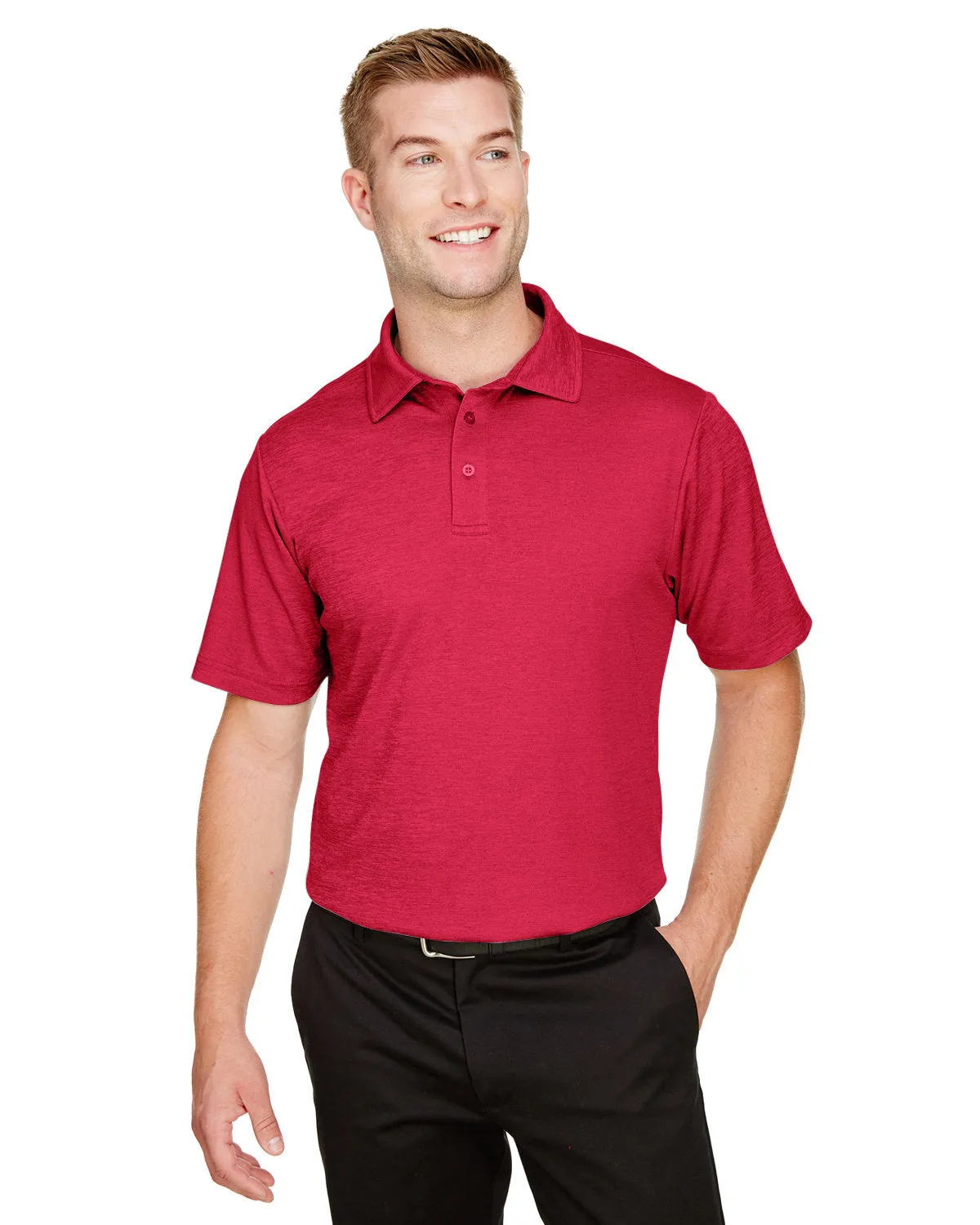 Crownlux Performance Mens Address Melange Polo