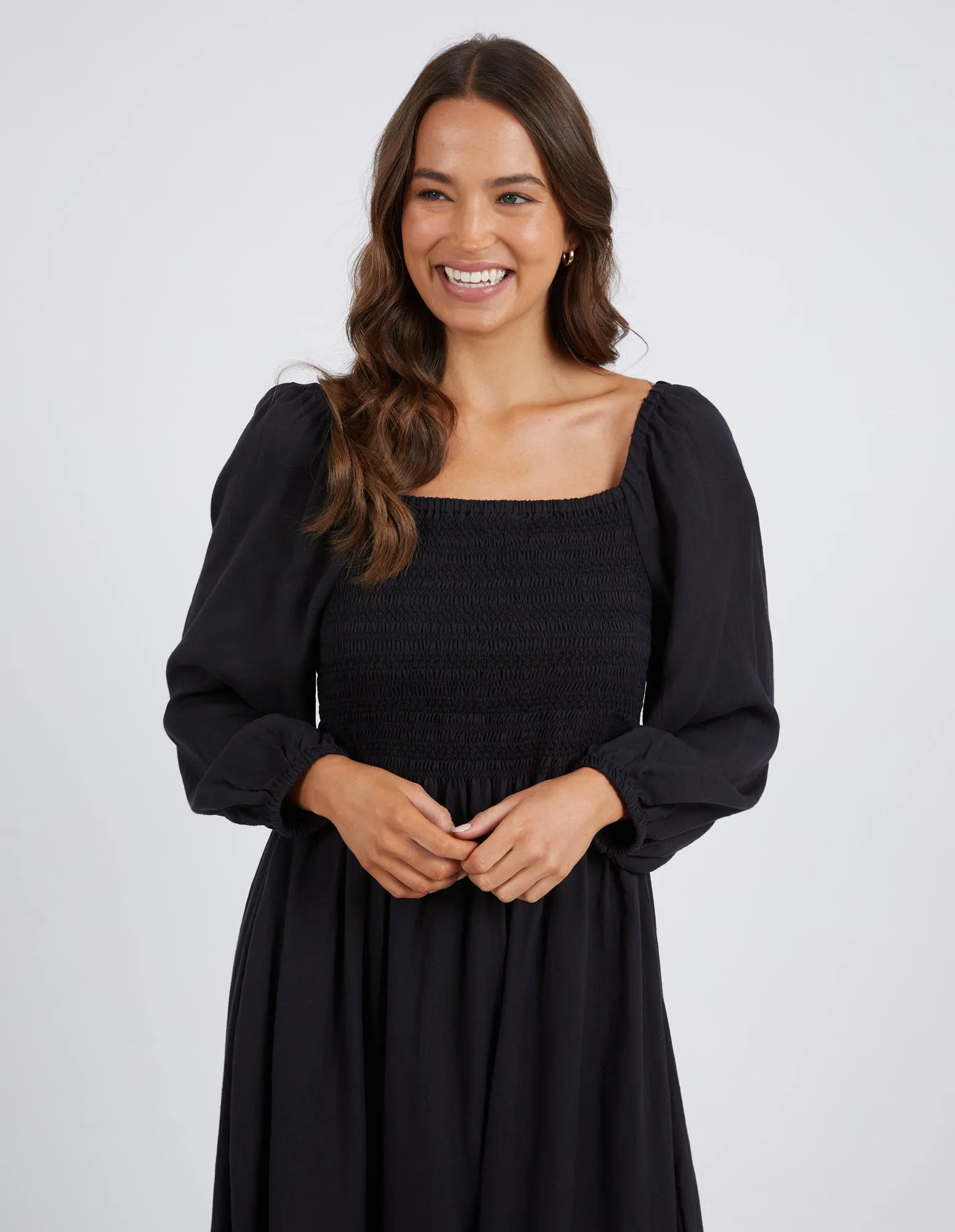 Dusk Midi Dress Black