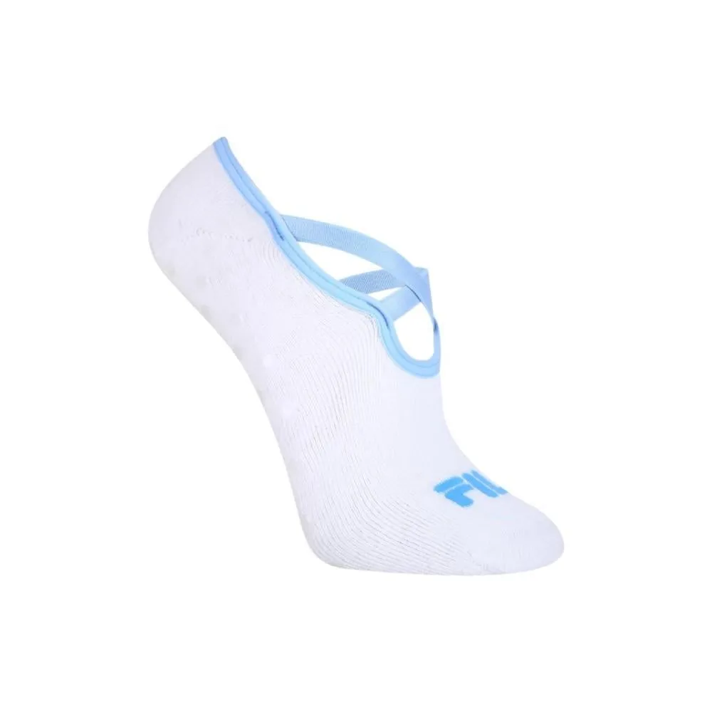 Fila Yoga Medias Unisex Active Blanco/Azul_Delave