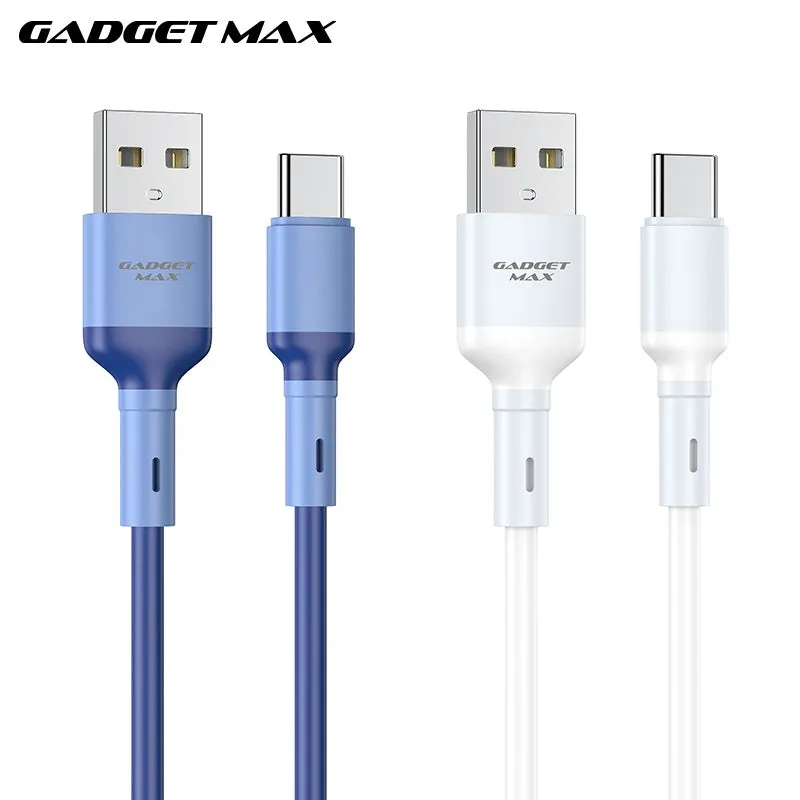 GADGET MAX GX10 TYPE-C 3A CHARGING DATA CABLE FOR TYPE-C (3A)(1M) - WHITE