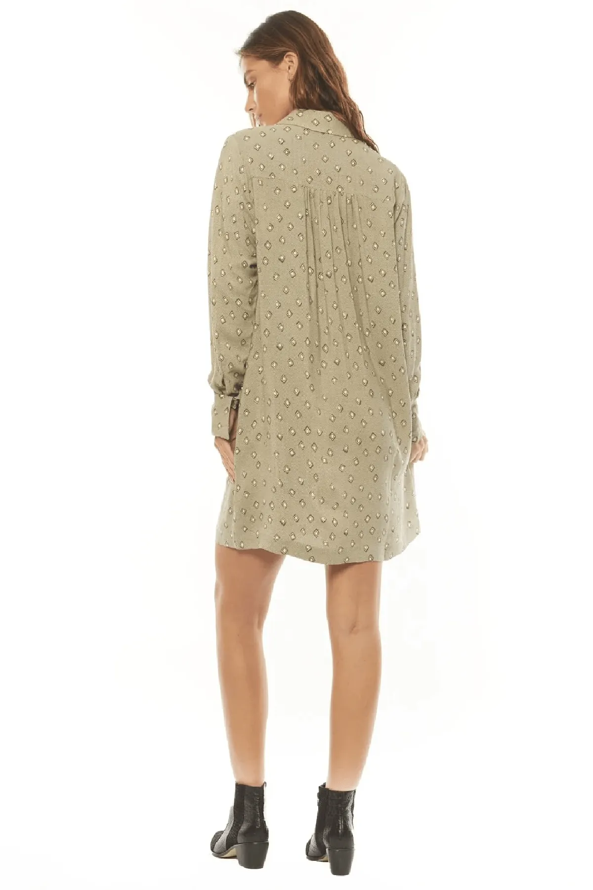 HALEY LS WOVEN DRESS - MIH