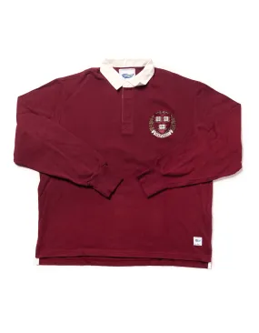 HARVARD RUGBY SHIRT - BURGUNDY