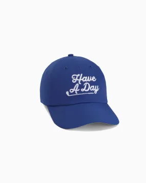 Have a Day Royal Blue & White Hat