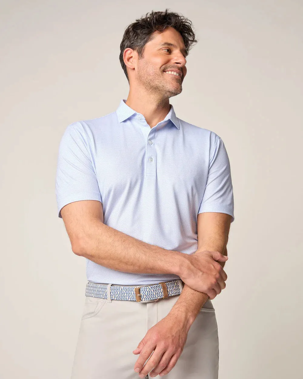 Johnnie-O Nadal Printed Jersey Performance Polo