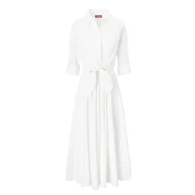 Lisa Tie Front Midi Dress