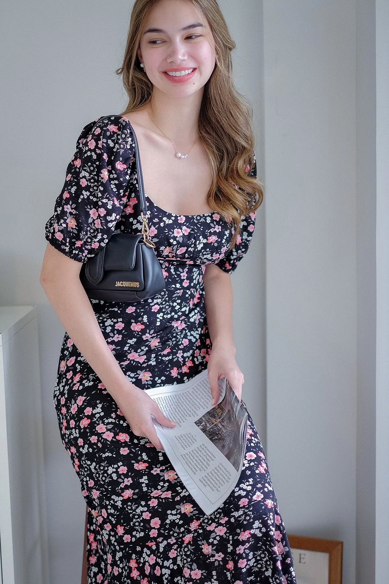 Madox midi dress - Oleander prints