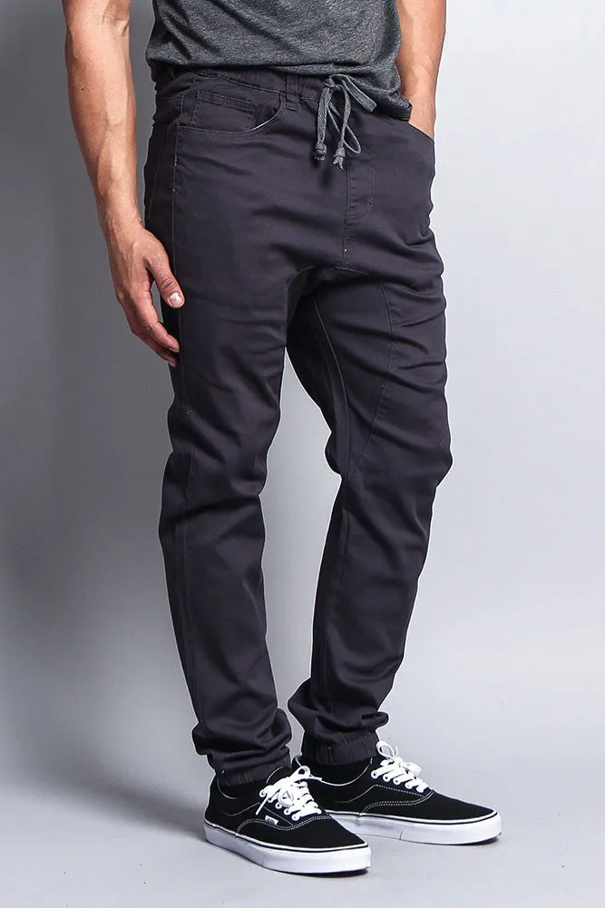 Men's Jogger Twill Pants (Charcoal)