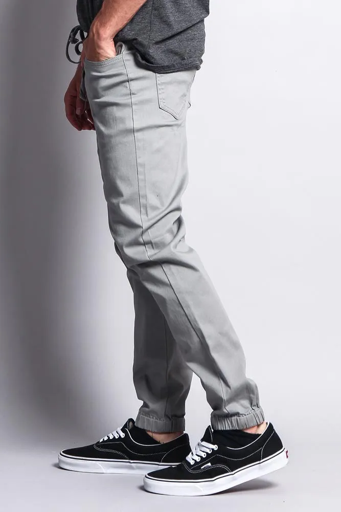 Men's Jogger Twill Pants (Dark Grey)