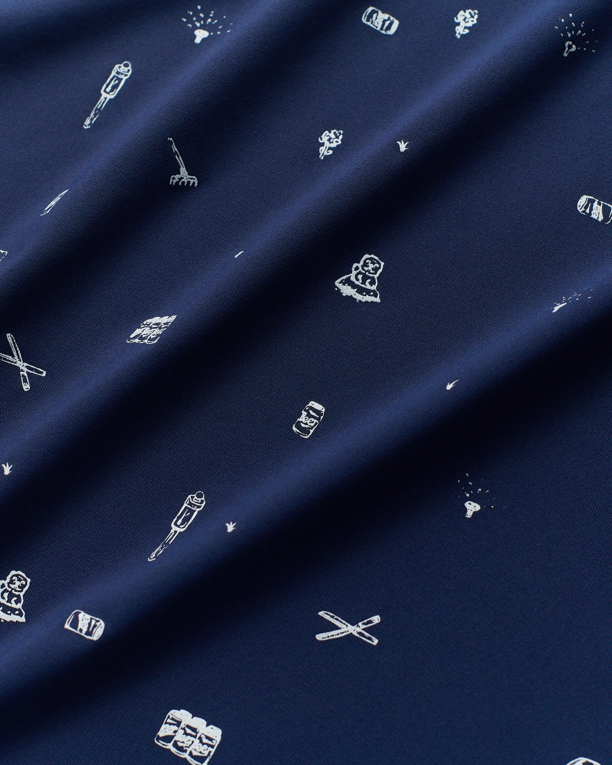 Ode to Carl Men's Polo | Navy