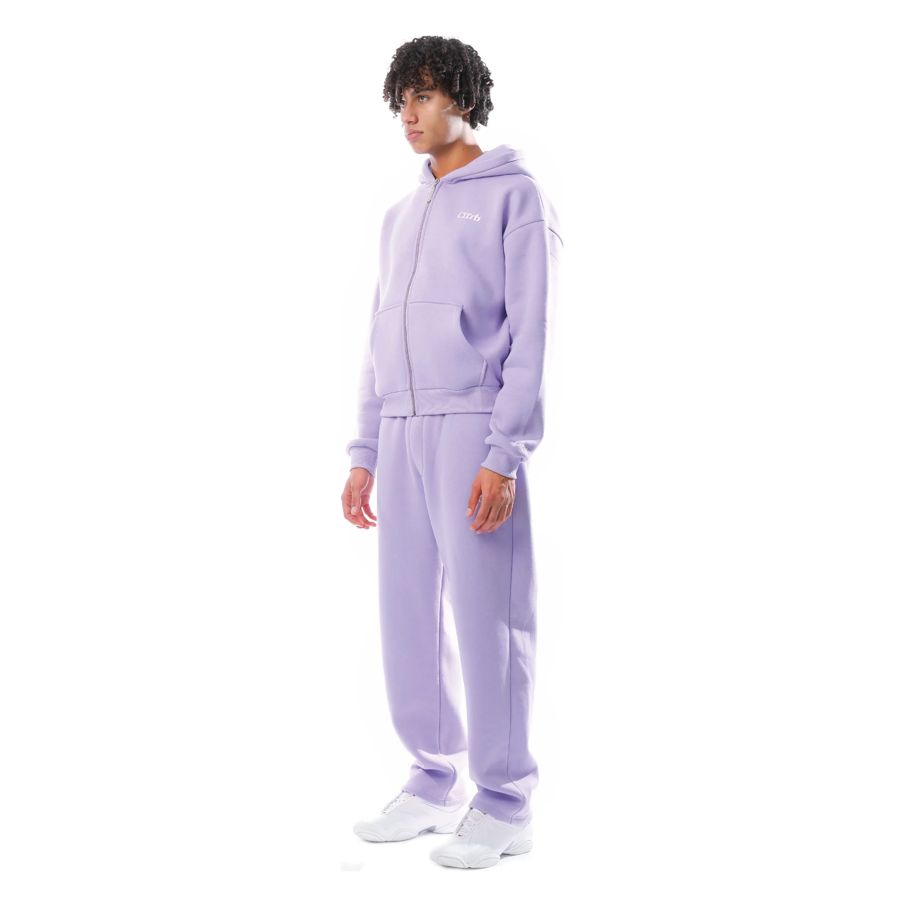 OPEN LEG JOGGER LILAC