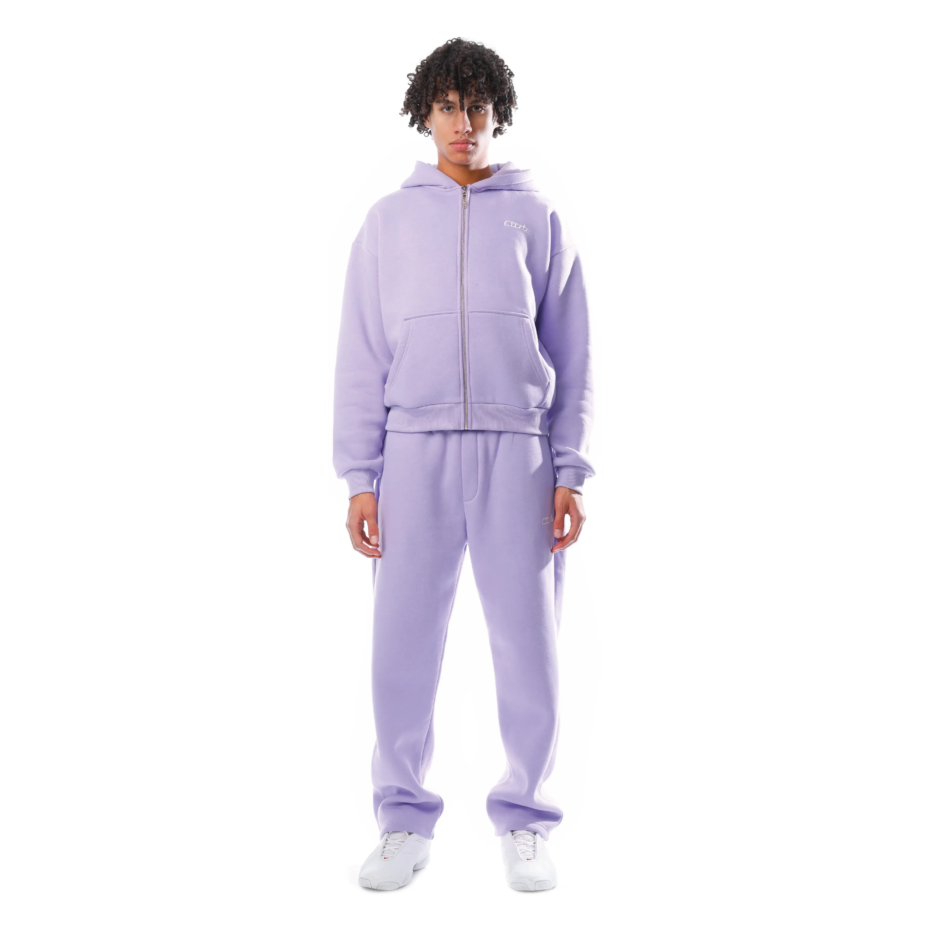 OPEN LEG JOGGER LILAC