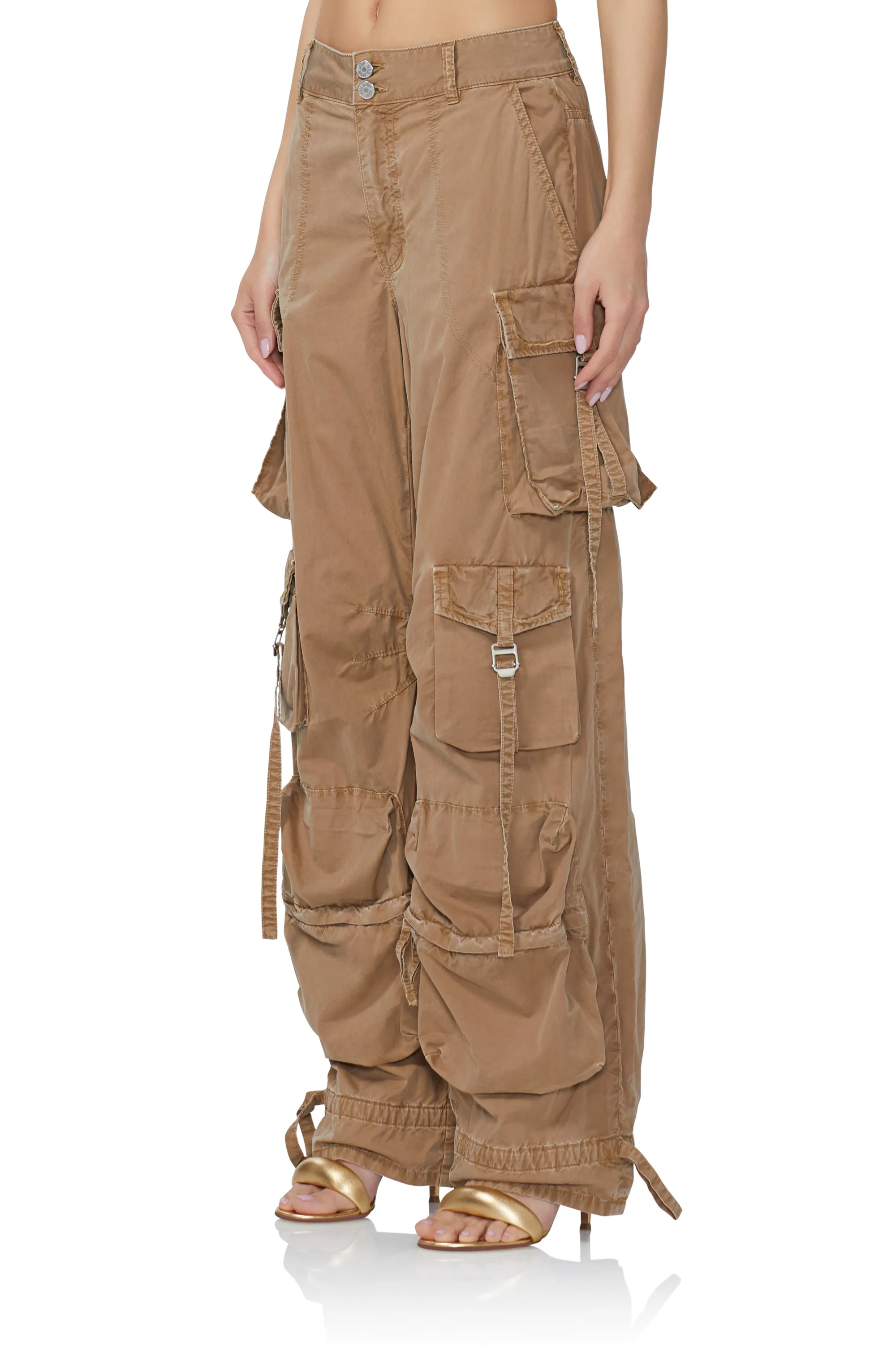 Pascal Baggy Cargo Pant - Washed Walnut