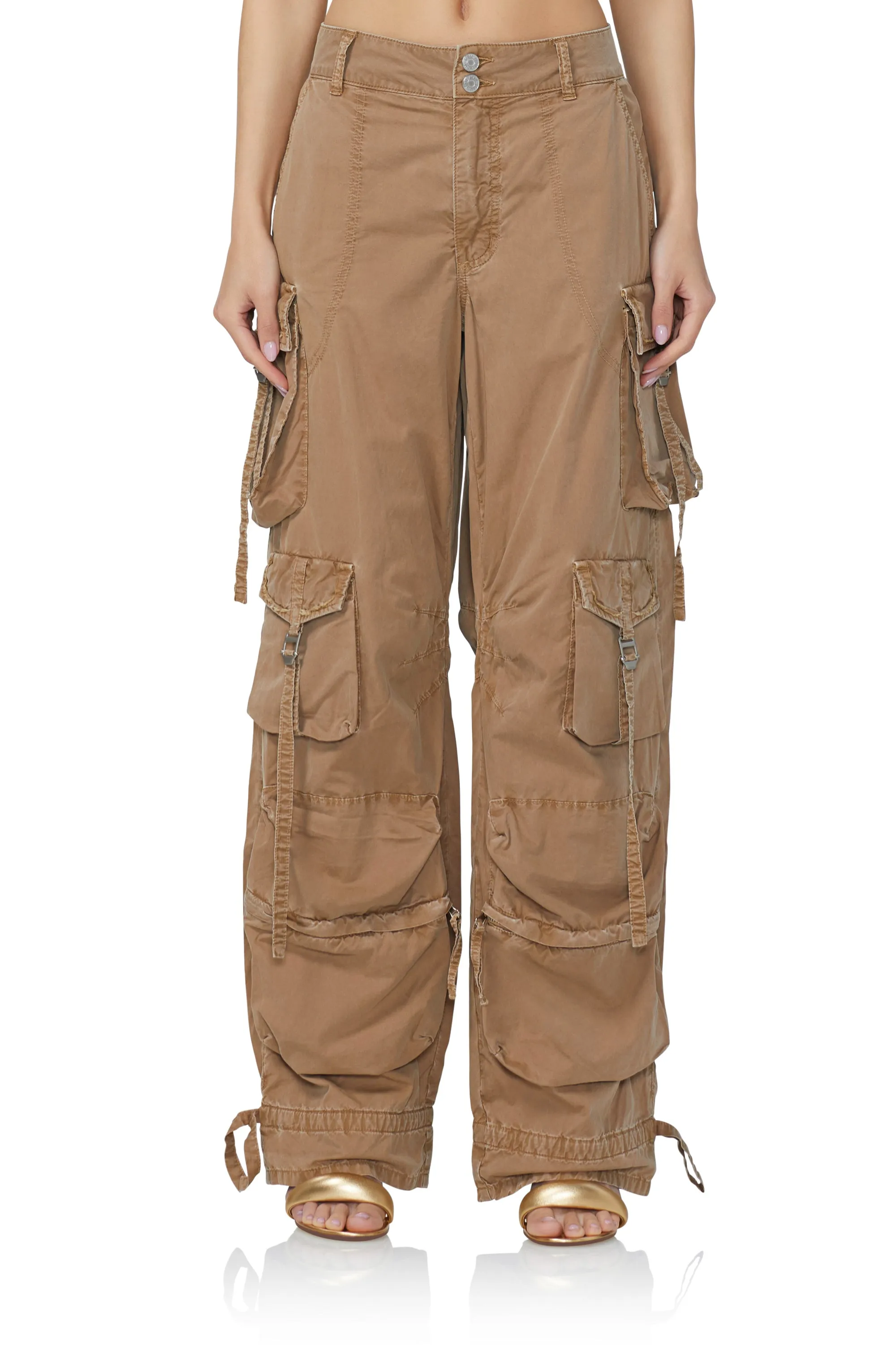 Pascal Baggy Cargo Pant - Washed Walnut