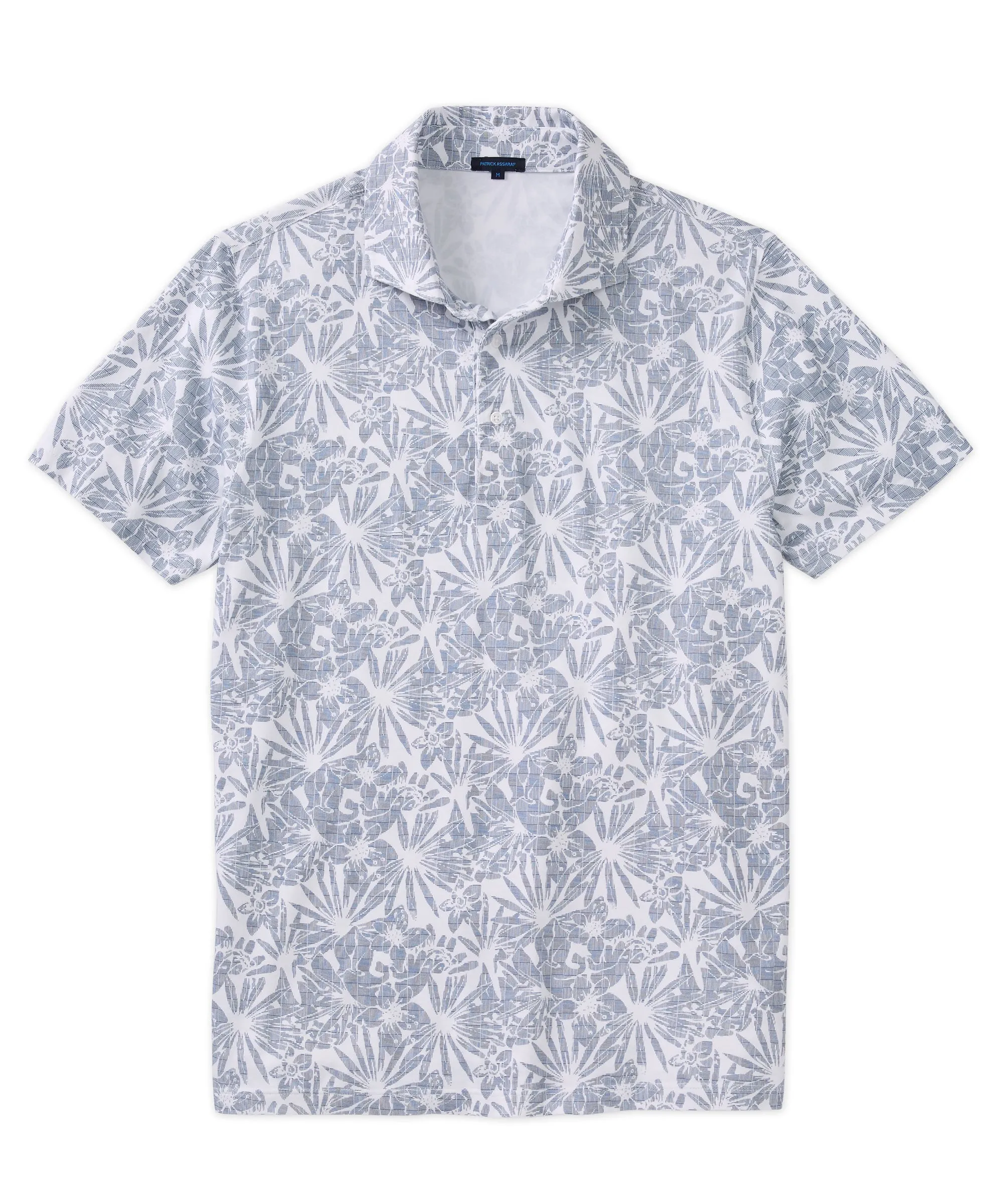 Patrick Asarf Danube Premium Print Polo Shirt for Men