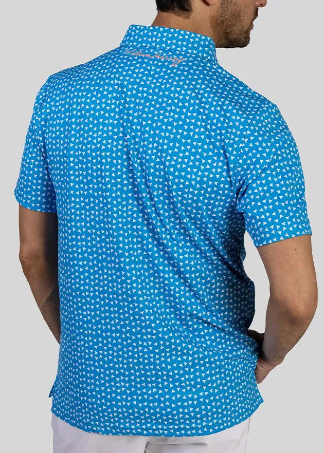 Pearly Whites Men's Polo | C. Blue