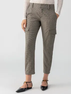 Polished Cargo Standard Rise Pant Compact Houndstooth