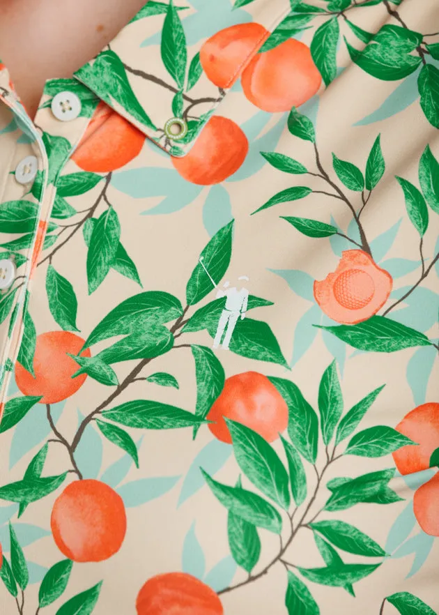 "That's A Peach, Hon" Women's Sleeveless Polo