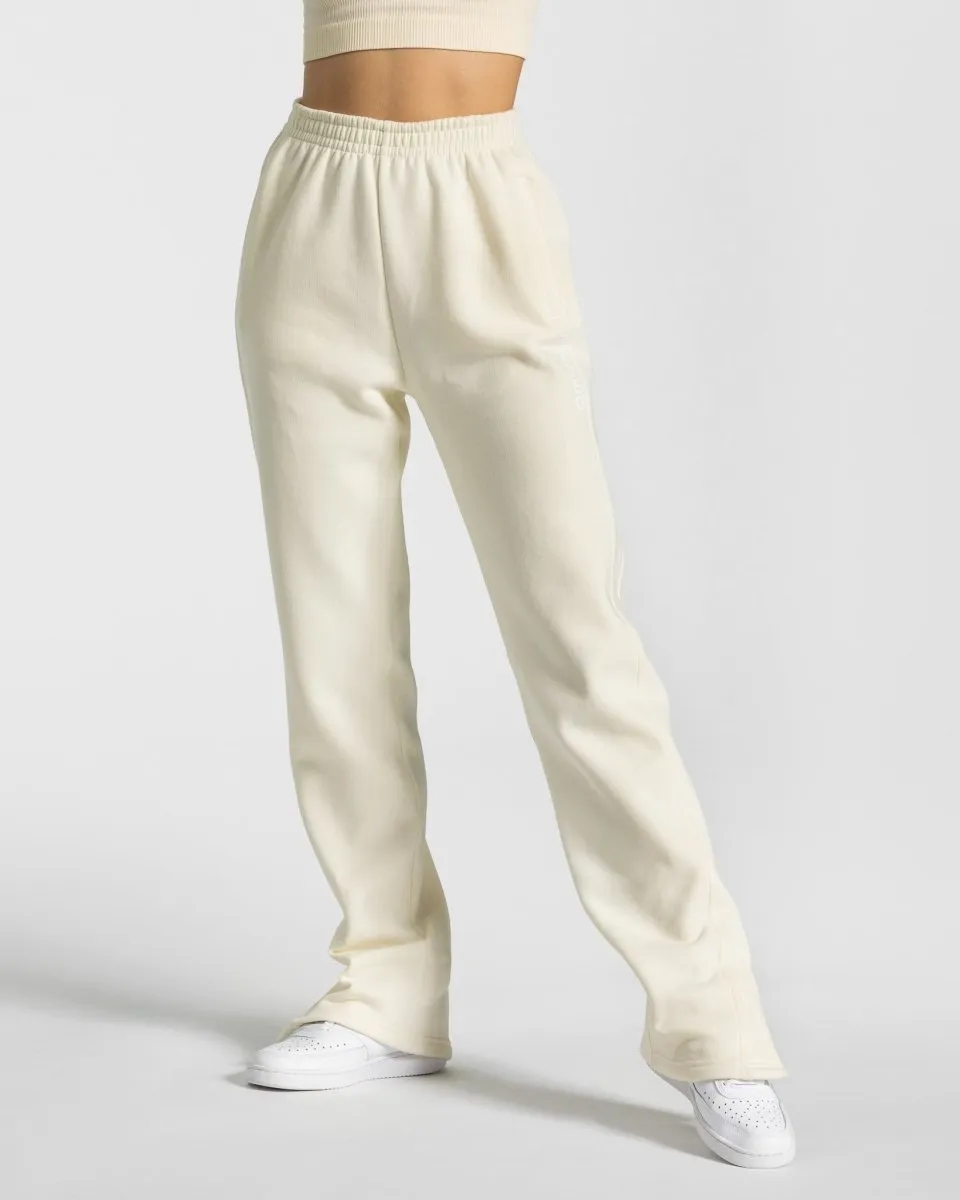 Sassy Slit Jogger "Ivory"