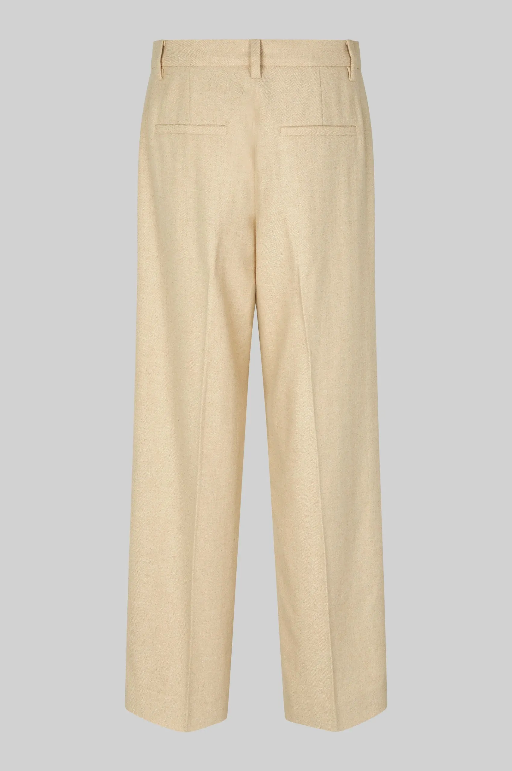 SECOND FEMALE | PANTALONES MUJER | NAVADA CLASSIC TROUSERS BEIGE MELANGE | BEIGE