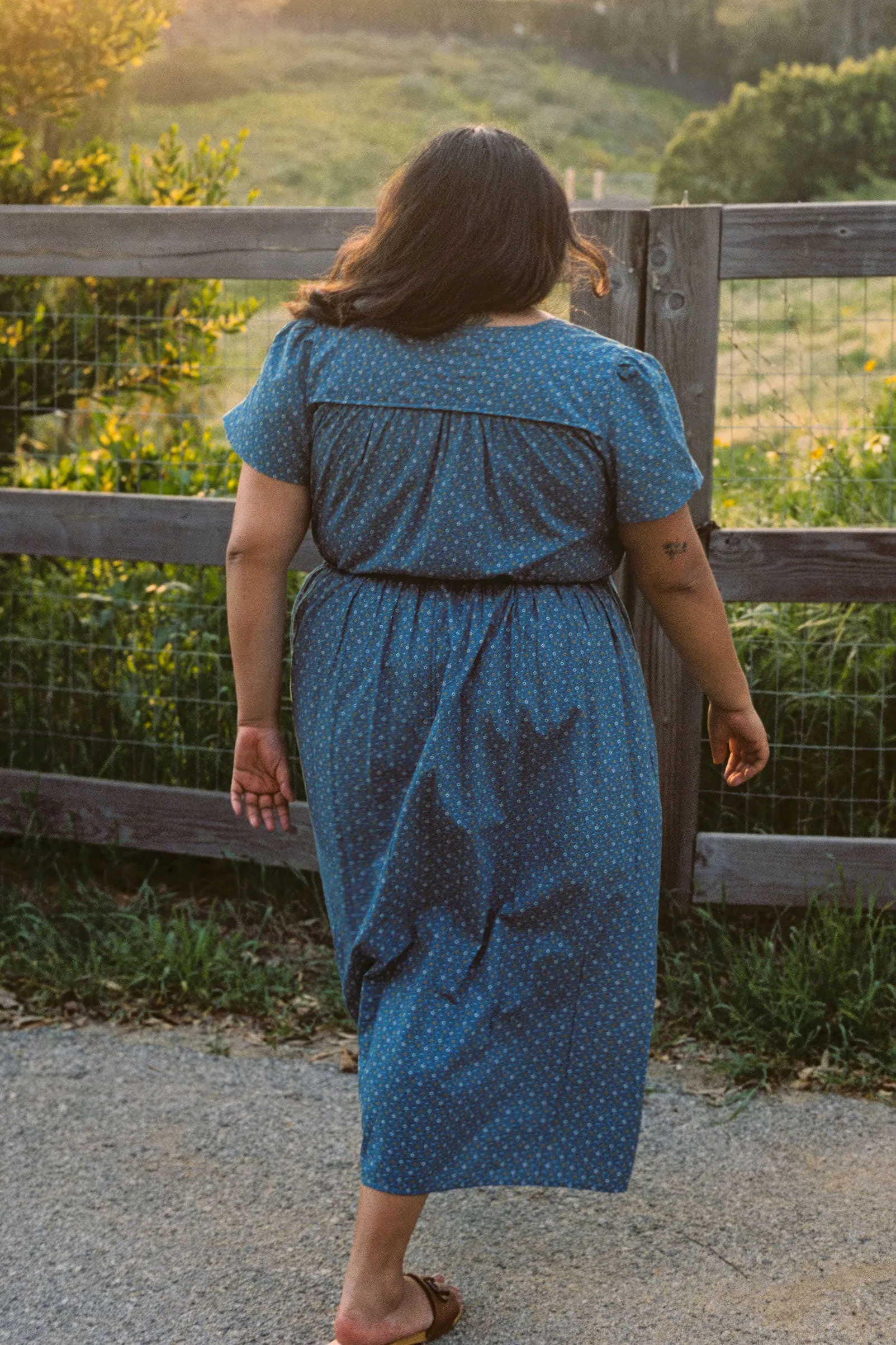 The Dawn Dress Extended | Essence Blue