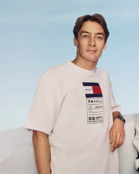 Tommy x Mercedes-AMG F1 x Clarence Ruth Label White Graphic Tee