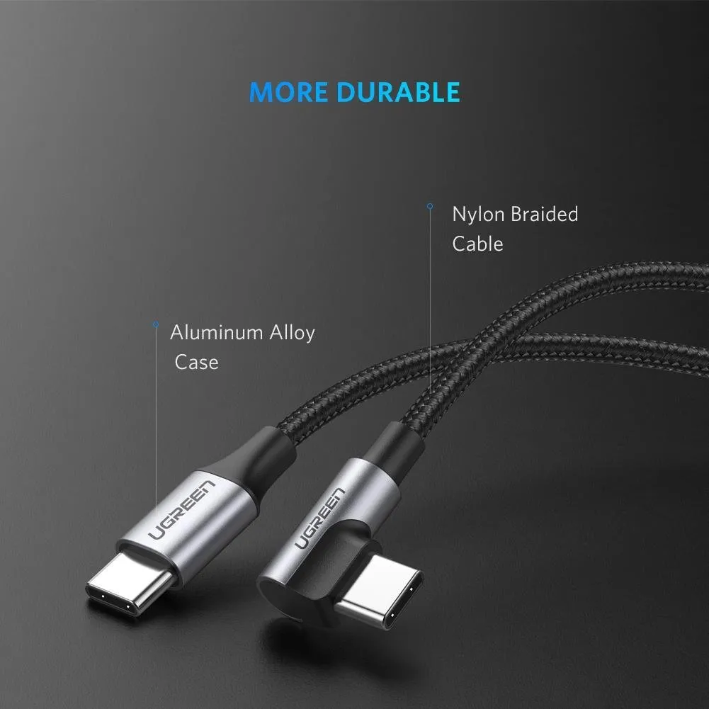 UGREEN 60W Right Angle USB C Cable