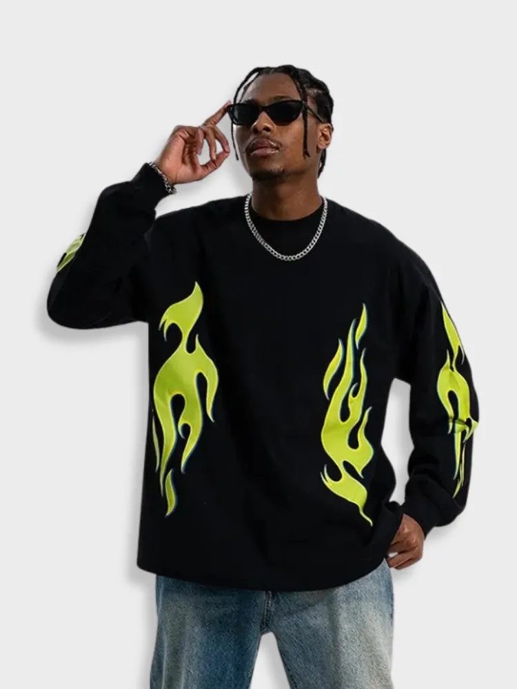 Vintage Fluor Fire Longsleeve