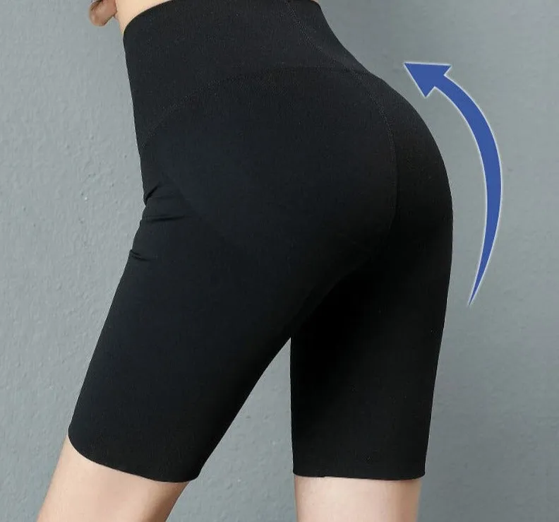 Wjczt New Women Sharkskin Black Leggings Thin Workout Stretch Sexy Fitness Leggings Skinny Legs Slimming Sport Leggings